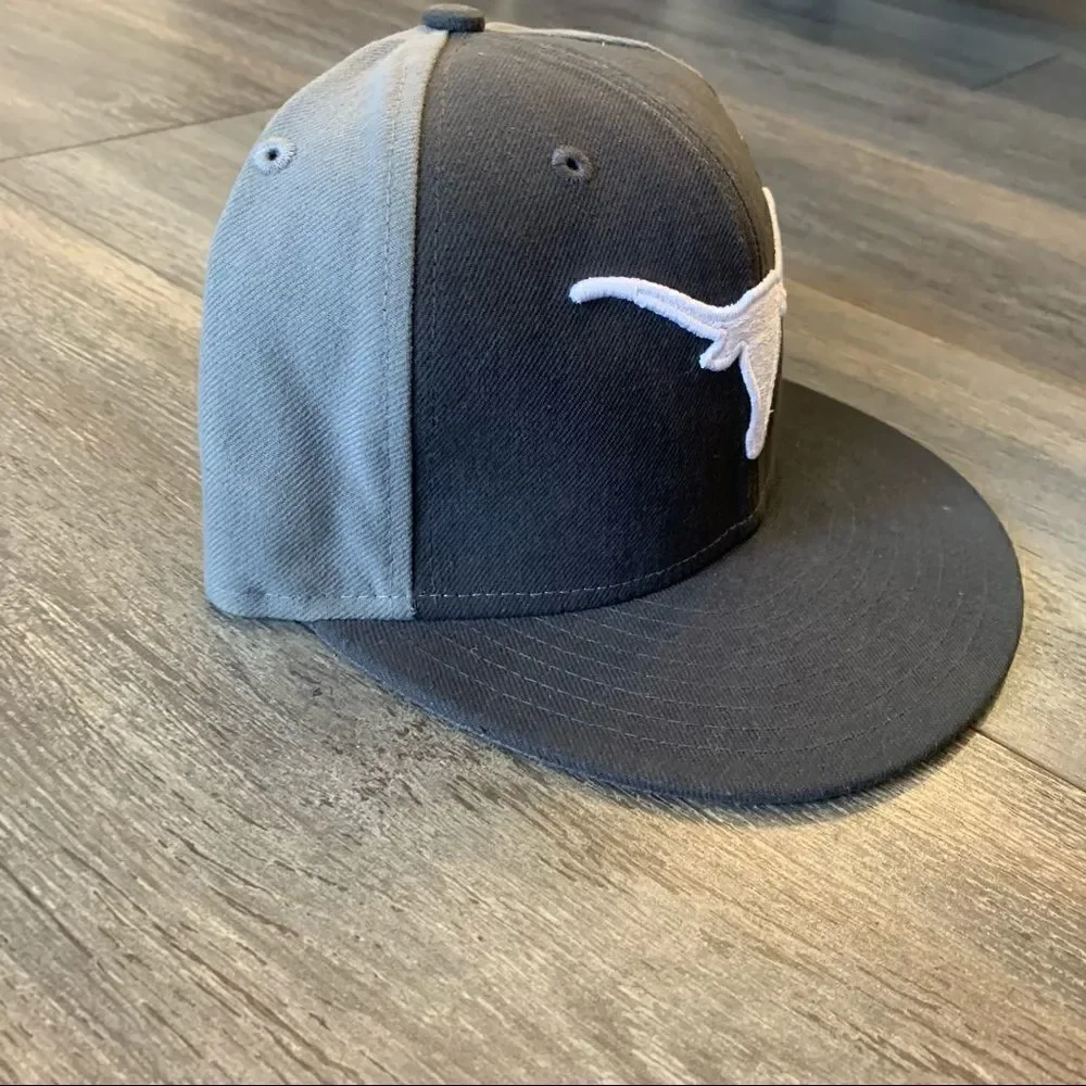 New Era 59FIFTY Texas Longhorns Gray Cap
